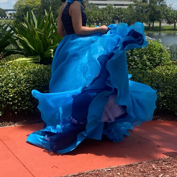 Ava Presley evening gown. Size 4 - Picture 2 of 5